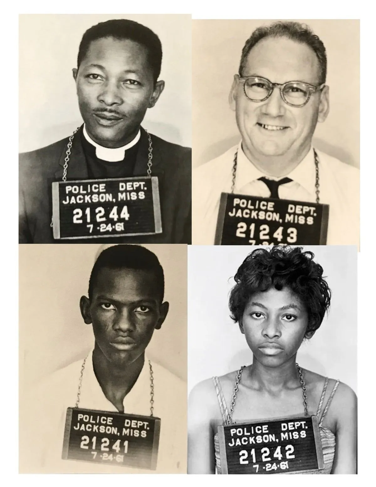 Portrait of Ms. Kredelle Petway, identified in the supplied information as a Civil Rights Freedom Rider.